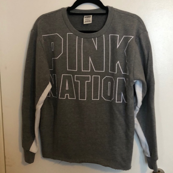 PINK Victoria's Secret Tops - PINK Crew neck sweatshirt